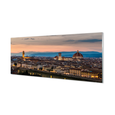 Crédences de cuisine en verre Montagnes cathédrale italie panorama
