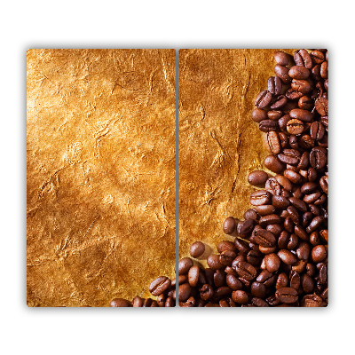 Protège Plaque en verre Café en grains