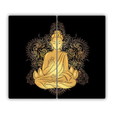 Protège Plaque en verre Bouddha assis