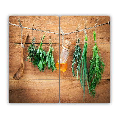 Protège Plaque en verre Cordon d'herbes