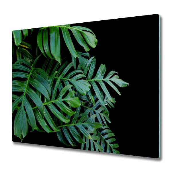 Protège Plaque en verre Monstera