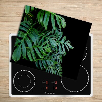Protège Plaque en verre Monstera