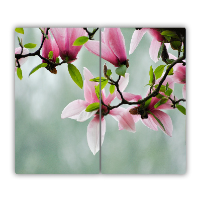 Protège Plaque en verre Magnolia