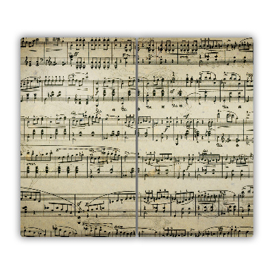 Protège Plaque en verre Musique