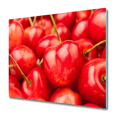 Protège Plaque en verre Cerise