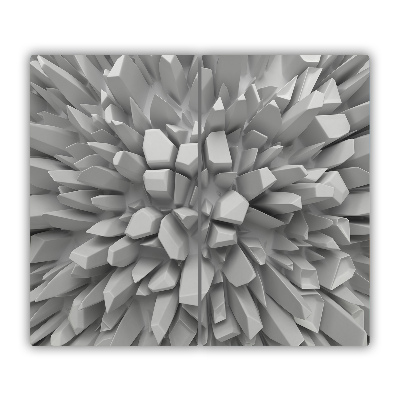 Protège Plaque en verre Abstraction 3d