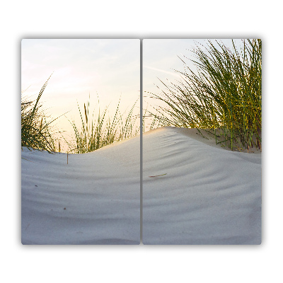 Protège Plaque en verre Dunes côtières