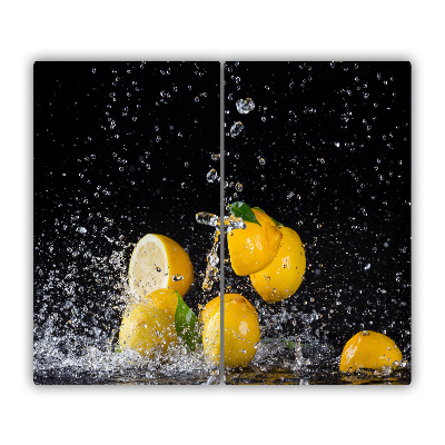 Protège plaque à induction Citrons et eau