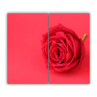 Protège plaque à induction Rose rouge