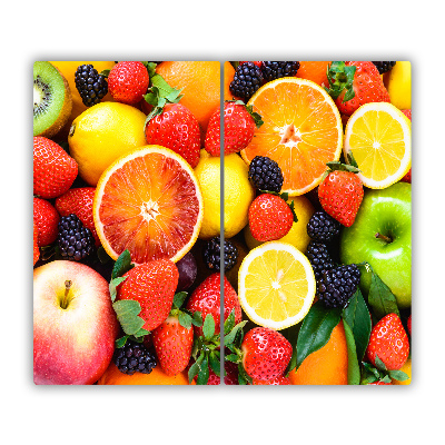 Protège plaque à induction Fruits colorés