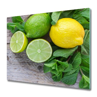 Protège plaque à induction Citron vert et citron