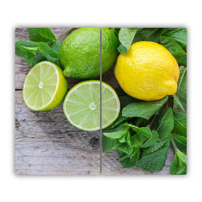 Protège plaque à induction Citron vert et citron