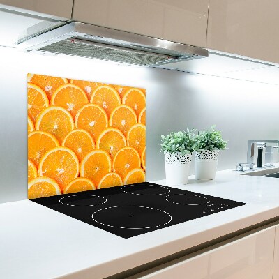 Protège plaque de cuisson Tranches d'orange