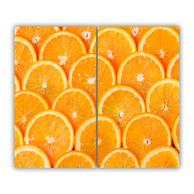 Protège plaque de cuisson Tranches d'orange