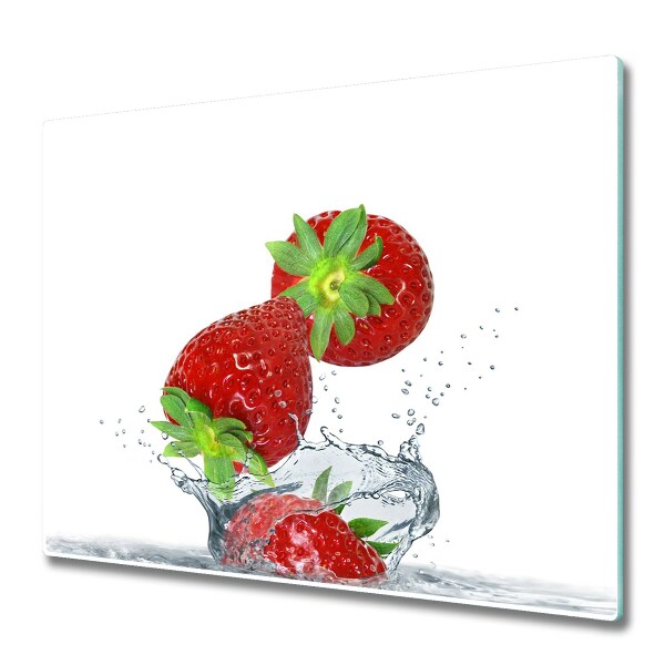 Protège plaque de cuisson Fraises tombantes