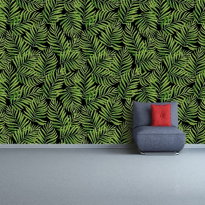 Papier peint decoratif Feuilles de palmier
