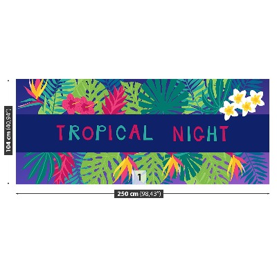 Papier peint decoratif Nuit tropicale