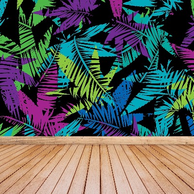 Papier peint decoratif Feuille tropicale