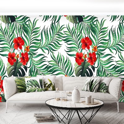Papier peint decoratif Motif jungle