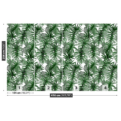 Papier peint decoratif Tropical monstera