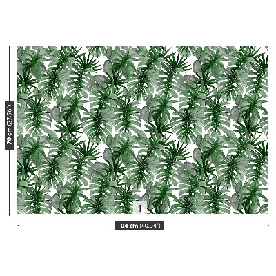 Papier peint decoratif Tropical monstera