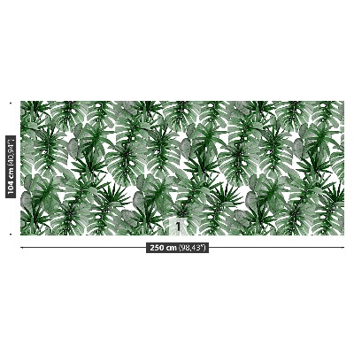 Papier peint decoratif Tropical monstera