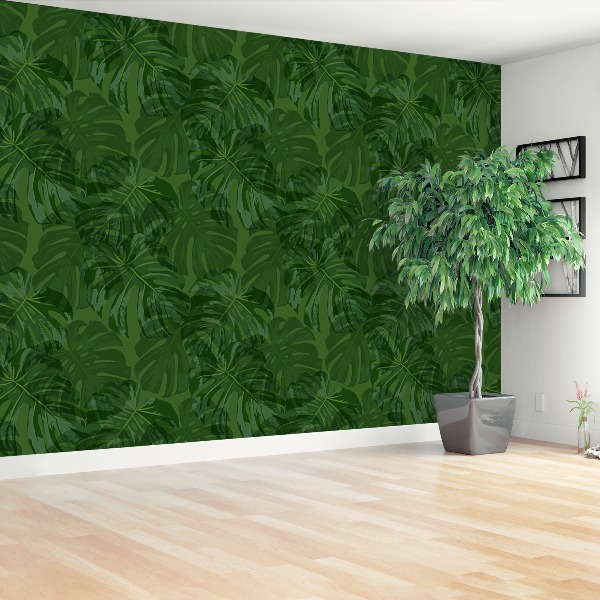 Papier peint decoratif Plantes tropicales