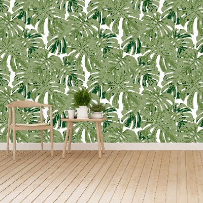 Papier peint decoratif Feuilles tropicales