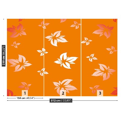 Papier peint decoratif Fleuri motif