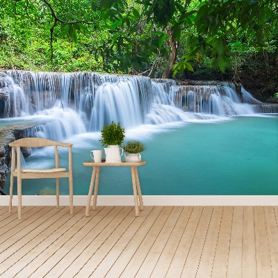 Papier peint Chute d'eau de la forêt