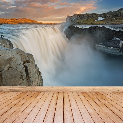 Papier peint Chute d'eau dettifoss