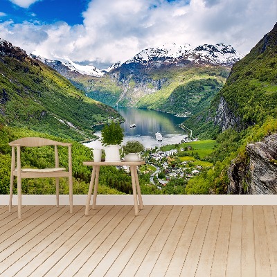 Papier peint Fjord norvège