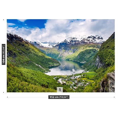 Papier peint Fjord norvège