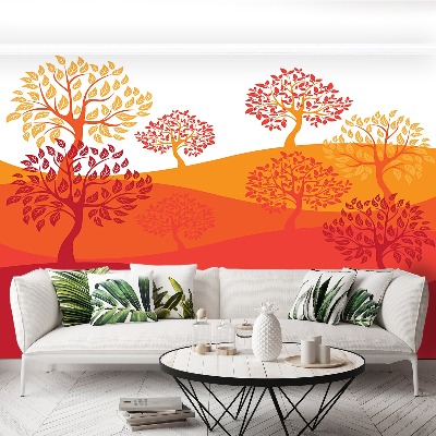 Papier peint decoratif Des arbres