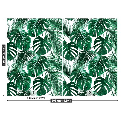 Papier peint mural Faux philodendron