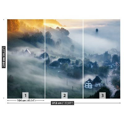 Papier peint Village historique