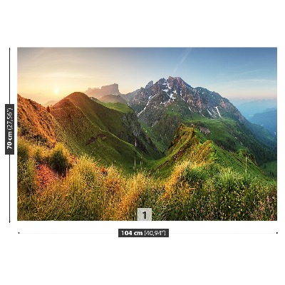 Papier peint Montagnes dolomites
