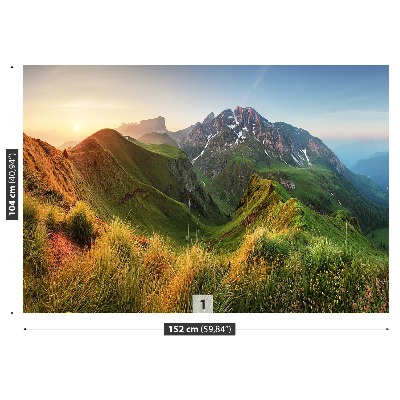 Papier peint Montagnes dolomites