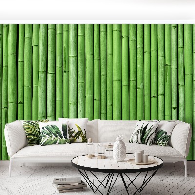 Papier peint decoratif Bamboo green