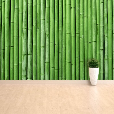 Papier peint decoratif Bamboo green