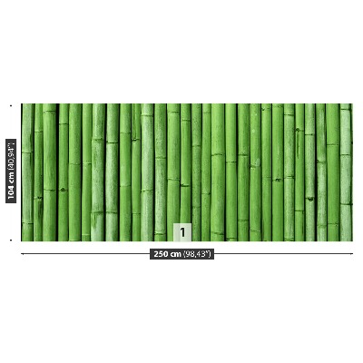 Papier peint decoratif Bamboo green