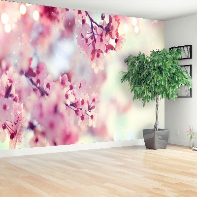 Papier peint decoratif Fleurs de cerisier