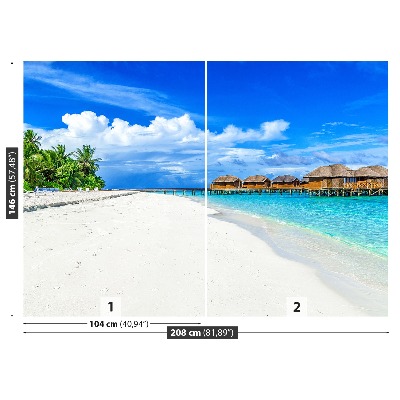 Papier peint photo Îles maldives