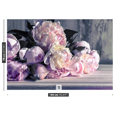 Papier peint decoratif Bouquet de pivoines