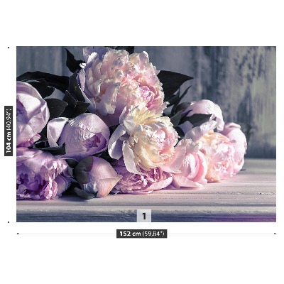 Papier peint decoratif Bouquet de pivoines