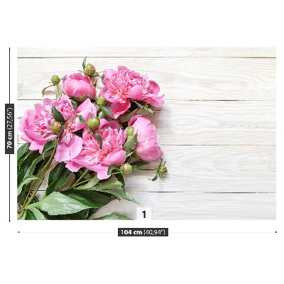 Papier peint decoratif Bouquet de pivoines