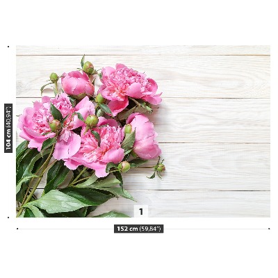 Papier peint decoratif Bouquet de pivoines