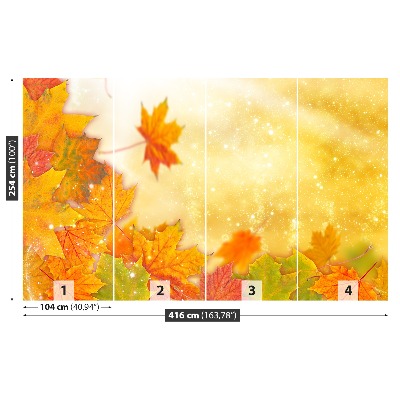 Papier peint decoratif Feuilles d'automne