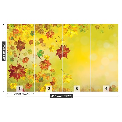 Papier peint decoratif Feuilles d'automne