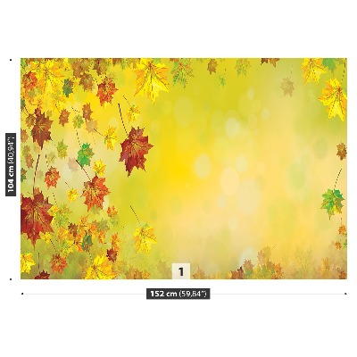 Papier peint decoratif Feuilles d'automne